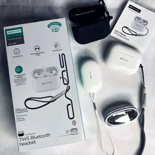 Germany Lot Imported SBT-900 SOVO Airpods PRO 2 TWS Bluetooth Earbuds With Analog Noise Cancelling