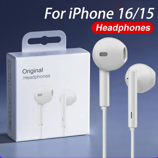 100% Original Apple Type-C Earphones | High-Quality Sound & Durable Design