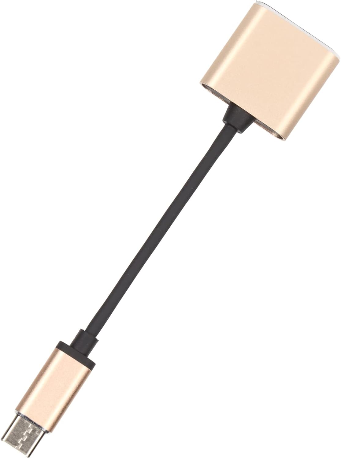 Earphone Adapter, High Sound Quality, Low Heat Generation, Multifunction, for Type-c Mobile Phones. (Gold)