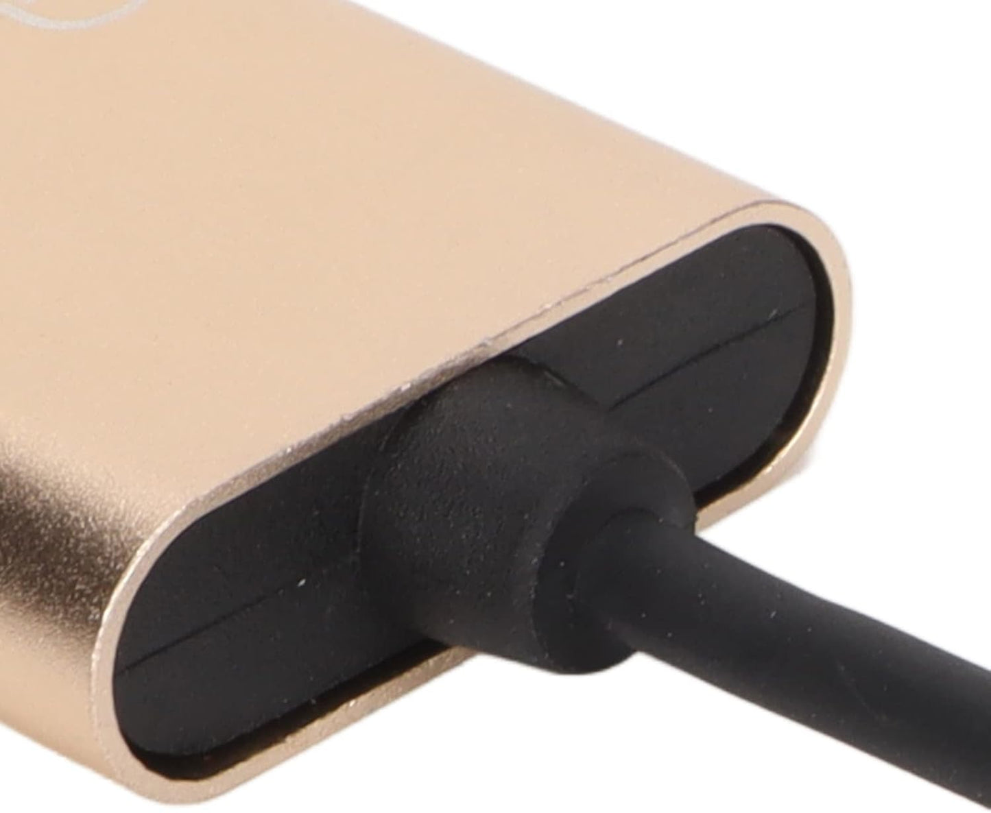 Earphone Adapter, High Sound Quality, Low Heat Generation, Multifunction, for Type-c Mobile Phones. (Gold)