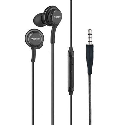 Faster F5 Widely Compatible Comfort Fit In-Ear Earphones With Clear Sound