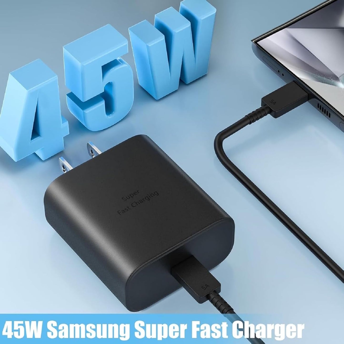 Made in Vietnam 45W PD Super Fast Samsung Charger Lot imported 100% Original With Free Vietnam made PD Cable