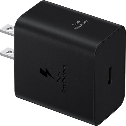 SAMSUNG 45W Wall Charger Power Adapter with Cable Included, Super Fast Charging for Galaxy Phones, Tablets and USB Type C Devices