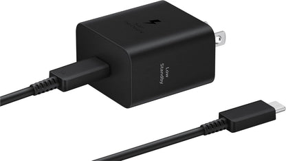 SAMSUNG 45W Wall Charger Power Adapter with Cable Included, Super Fast Charging for Galaxy Phones, Tablets and USB Type C Devices