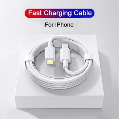 20W Fast Charging USB C Cable For iPhone 14 13 12 11 Pro Max Plus XS Fast Charger Type C Data Line Cable