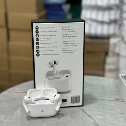 UK Lot Imported Echo Beats AirPods Pro 2 with Active Noise Cancellation & 1-Year Company Warranty