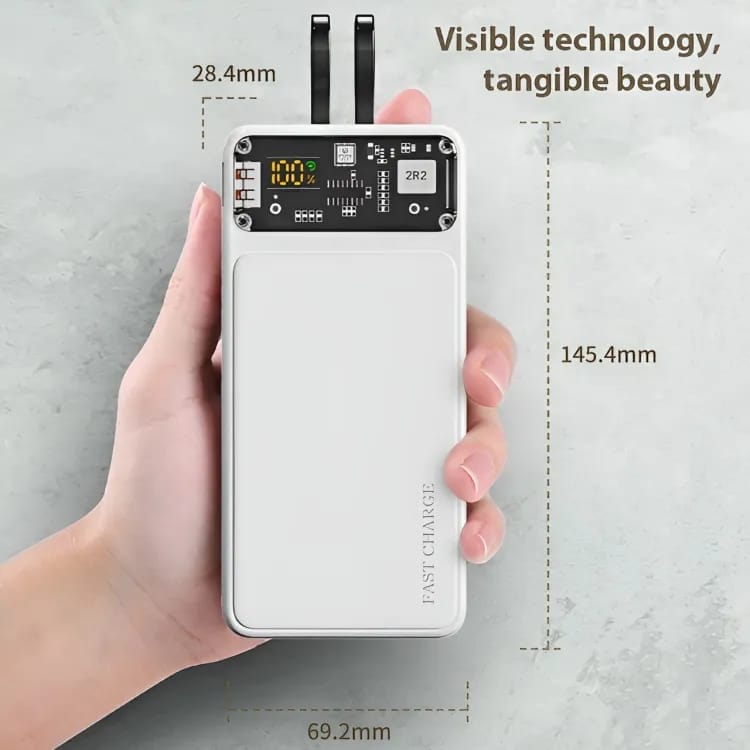 Intelligent Rock 66W Super Fast Charge 20000mAh Type C Power Bank | UK Lot