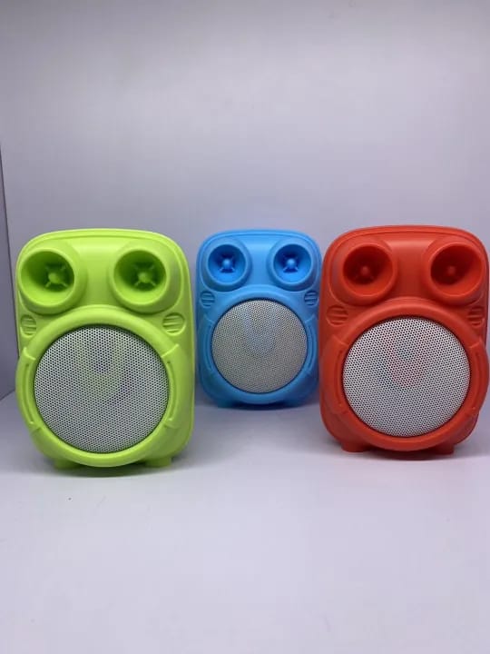 3 inches, full power, full sound!!! Bluetooth speaker, LED lights, good sound, heavy bass, complete functions