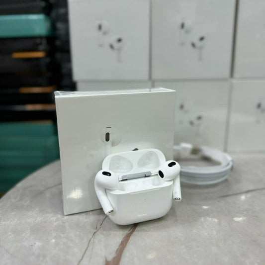 100% Original Apple Air Pods 3rd Generation Certified Refurbished Up to 30 Hours of Battery Life | Lot imported