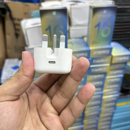 100% Original Apple 35W USB-C Port Power Adapter With Original Fast Charging Cable | UK Lot Imported