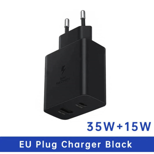 Samsung Galaxy Charger 35w 15w Pd USB Super Fast Charger Made in veitnam