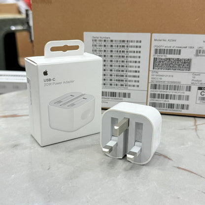 100% Apple 20W USB-C Power Adapter UK Lot Imported Certified Original