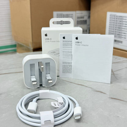 100% Apple 20W USB-C Power Adapter UK Lot Imported Certified Original