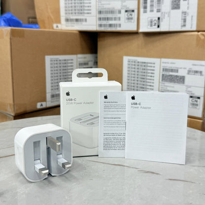 100% Apple 20W USB-C Power Adapter UK Lot Imported Certified Original