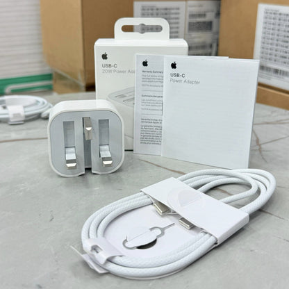 100% Apple 20W USB-C Power Adapter UK Lot Imported Certified Original