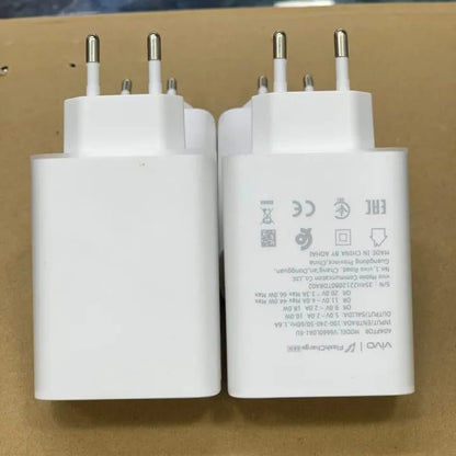 Original Vivo 120W Charger with Flash Charging C to C Cable