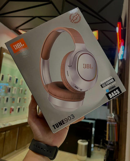 100% Original JBL Tune 903BT Bluetooth Headphones - 40-Hour Battery, Built-In Microphone, Comfortable Design, Android & iOS Compatible