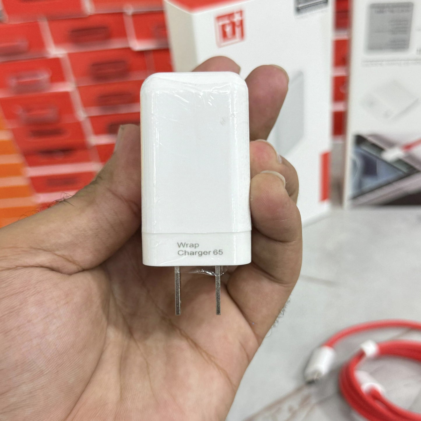 100% Original 65W OnePlus Warp Charger with 3.3 ft USB C Warp Charger Cable USA Lot imported