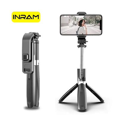 Portable Wireless Bluetooth Selfie Stick With Tripod Extendable Foldable Monopod For IOS Android iPhone