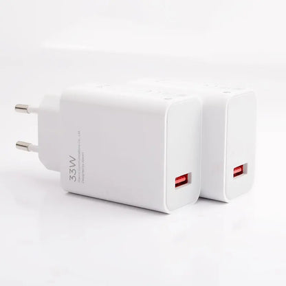 Original Xiaomi Charger 33W Fast Turbo Charger