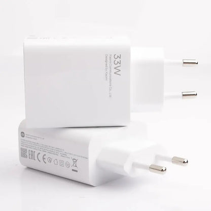 Original Xiaomi Charger 33W Fast Turbo Charger