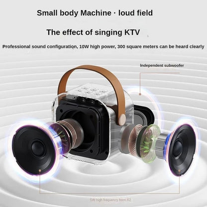 K12 microphone audio all-in-one microphone national K song family KTV wireless bluetooth speaker