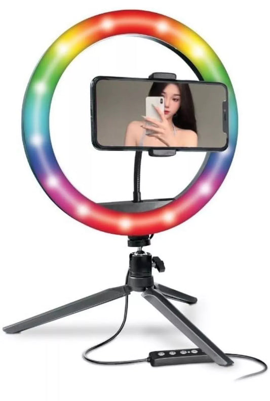 New, MJ26 12 inch Photography Lighting RGB LED Soft Ring Light