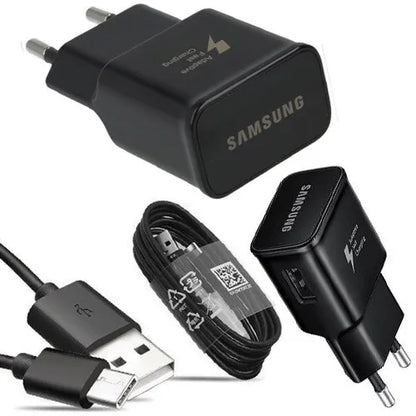 Samsung Fast Charger Type C USB Data Cable EU 2-Pin Adaptive Travel Adapter