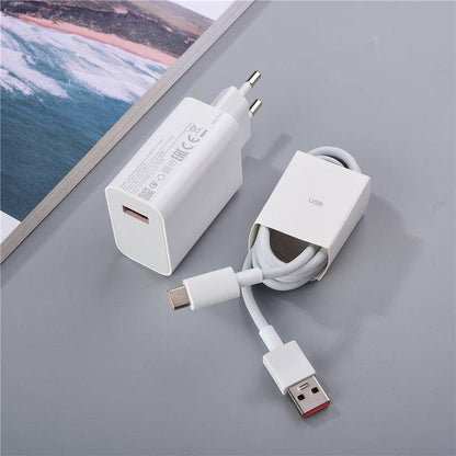 100% Original Xiaomi 67W Charger Charging Power Adaptor With Original Type C Cable