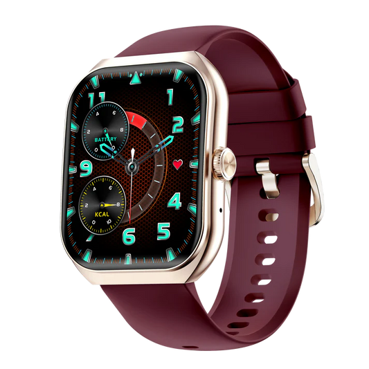 Yolo Supreme+ Super Amoled Smartwatch 100% original Mehroon Color