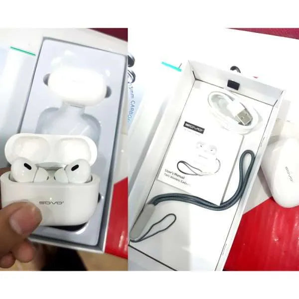 Germany Lot Imported SBT-900 SOVO Airpods PRO 2 TWS Bluetooth Earbuds With Analog Noise Cancelling